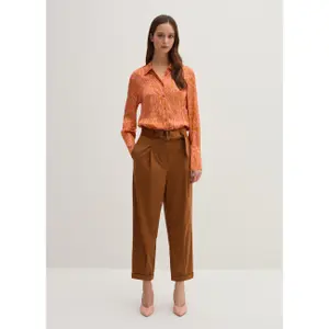 Αμάνικο πουκάμισο με μακριά μανίκια από σατέν για γυναίκες Stefanel image-2