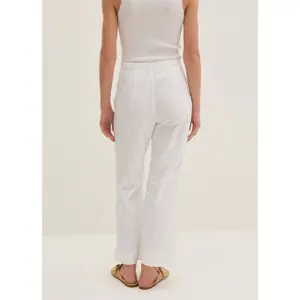 Γυναικεία παντελόνια Stefanel Geometric Flare Fit image-4