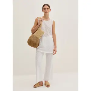 Γυναικεία παντελόνια Stefanel Geometric Flare Fit image-2