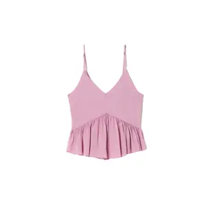 Γυναίκειο crop top Stefanel Crêpe Chine image-1