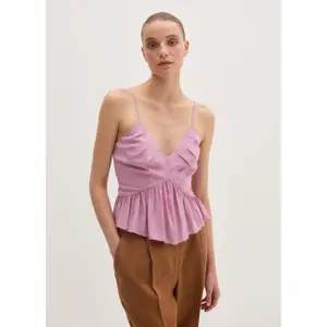 Γυναίκειο crop top Stefanel Crêpe Chine image-2