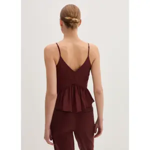 Γυναίκειο crop top Stefanel Crêpe Chine image-3
