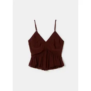 Γυναίκειο crop top Stefanel Crêpe Chine image-1