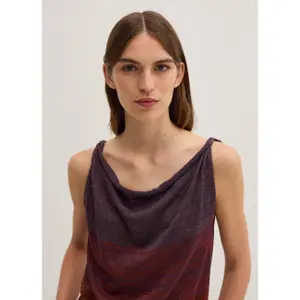 Γιλέκο με lurex γυναίκα Stefanel Glossy matte image-3