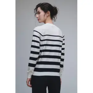 Jersey de algodón y lana mujer Stefanel image-3
