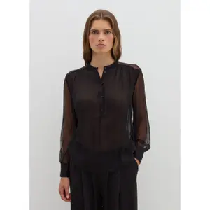 Silk Crepe Blouse Women Stefanel image-1