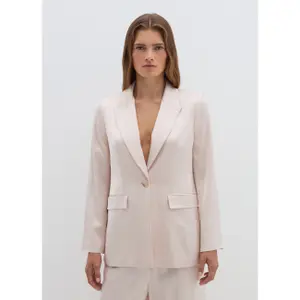 Blazer en satin de viscose femme Stefanel image-5