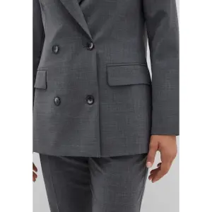 Women's Light Wool Double-Breasted Blazer Stefanel image-3