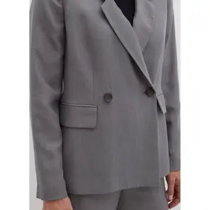 Blazer à fermeture croisée boutonnée femme Stefanel image-4