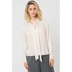 Shirt with Scarf and Bow Women's Stefanel image-2