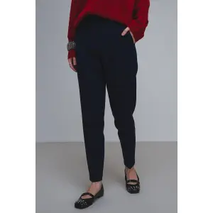 Women’s Double Crepe Cigarette Trousers Stefanel image-2