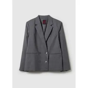 Wollblazer mit doppelter Knopfleiste für Damen Stefanel image-1