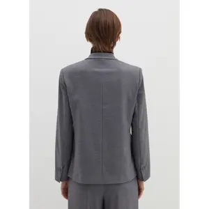 Wollblazer mit doppelter Knopfleiste für Damen Stefanel image-3