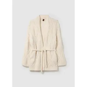 Damen Cardigan mit Gürtel Stefanel image-1
