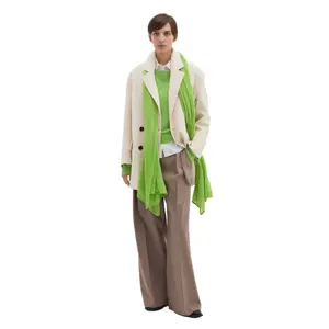 Manteau court à fermeture croisée boutonnée femme Stefanel