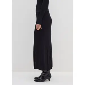 Jupe longue en maille femme Stefanel image-3