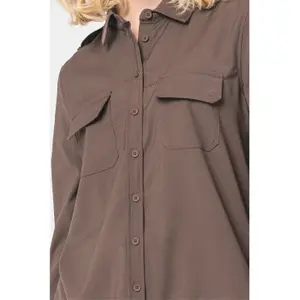 Women's Long Sleeve Shirt with Pockets Stefanel Utility image-5