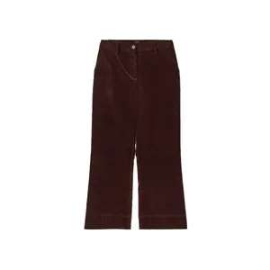 Γυναικείο παντελόνι από βελούδο Stefanel Flare Fit image-0
