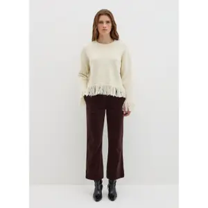 Γυναικείο παντελόνι από βελούδο Stefanel Flare Fit image-2