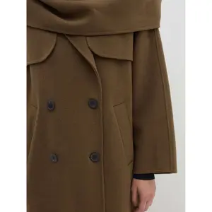 Double-breasted women's coat Stefanel image-5