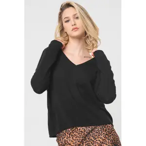 Cashmere Blend Lurex Sweater Women Stefanel image-2