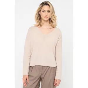 Cashmere Blend Lurex Sweater Women Stefanel image-1