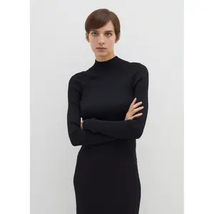 Women's Ribbed High Neck Jumper Stefanel image-2