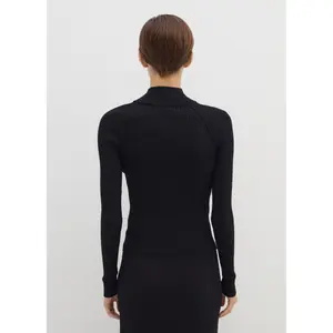 Women's Ribbed High Neck Jumper Stefanel image-3