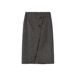 Γυναικείος φάκελος φούστα Stefanel Houndstooth image-0