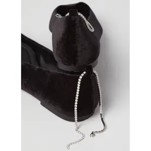 Satin-Ballerinas mit Strass für Damen Stefanel image-3