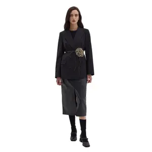 Ceinture fine en laine femme Stefanel image-0