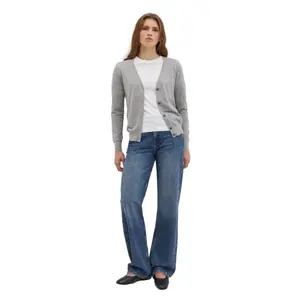 Wool and Silk V-Neck Cardigan for Women Stefanel image-0