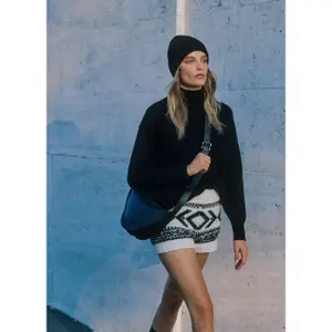 Κοντή φούστα σε καρό γυναίκας Stefanel Jacquard image-6