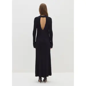Rippenjersey Maxikleid Damen Stefanel image-4