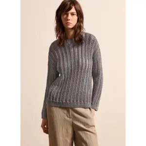 Pull με lurex γυναίκα Stefanel Openwork image-1