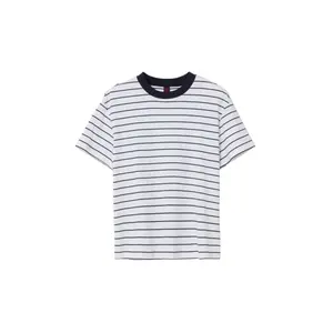 Γυναικείο T-shirt Stefanel boxy-fit striped image-0