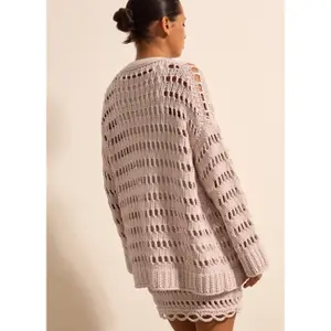 Cardigan oversize femme Stefanel Openwork image-3
