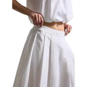 Jupe plissée longue femme Stefanel