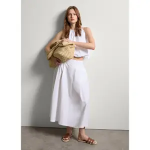 Jupe plissée longue femme Stefanel image-1