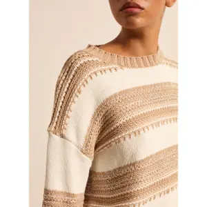 Pull με lurex γυναίκα Stefanel Jacquard image-4