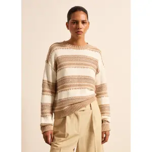 Pull με lurex γυναίκα Stefanel Jacquard image-1