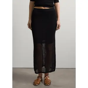 Μακριά φούστα γυναικεία Stefanel Openwork image-1
