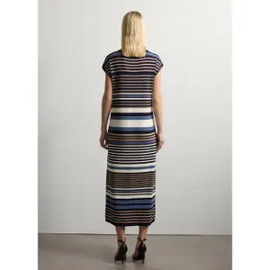Φόρεμα μακρύ με lurex γυναικείο Stefanel image-2