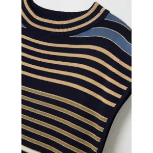 Φόρεμα μακρύ με lurex γυναικείο Stefanel image-4