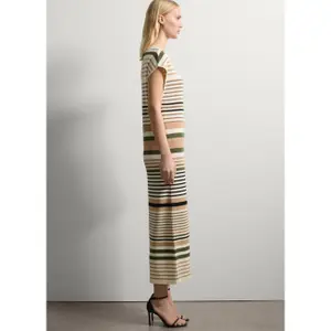 Φόρεμα μακρύ με lurex γυναικείο Stefanel image-3