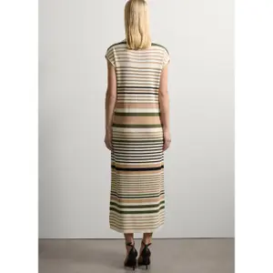 Φόρεμα μακρύ με lurex γυναικείο Stefanel image-2