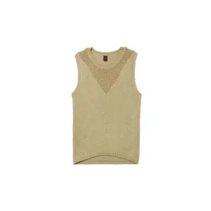 Lurex Mesh Tank Top for Women Stefanel image-0