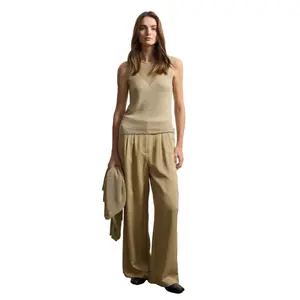 Women's Lyocell Trousers Stefanel image-0