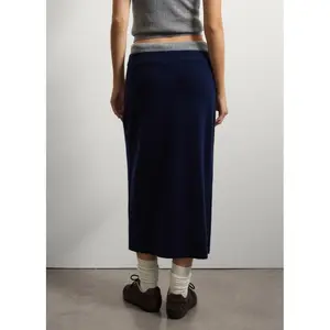 Midikleid aus Wolle-Kaschmir für Damen Stefanel image-3