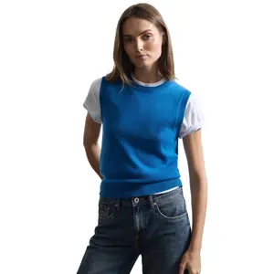 Women's Sleeveless Wool Jumper Stefanel image-0